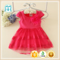 fille de fleur robe nouvelles robes conception bébé rouge robes de 2-6ans